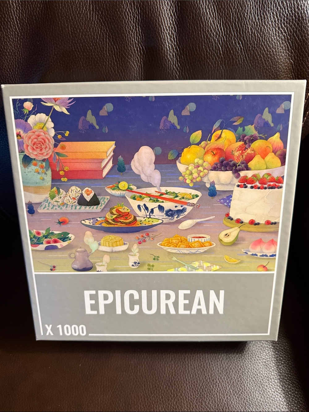 Cloudberries Epicurean 1000 pieces jigsaw puzzle jigsaw puzzle with poster